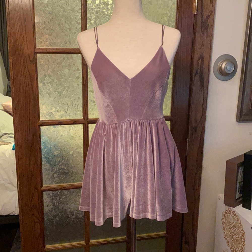 Velvet romper size medium